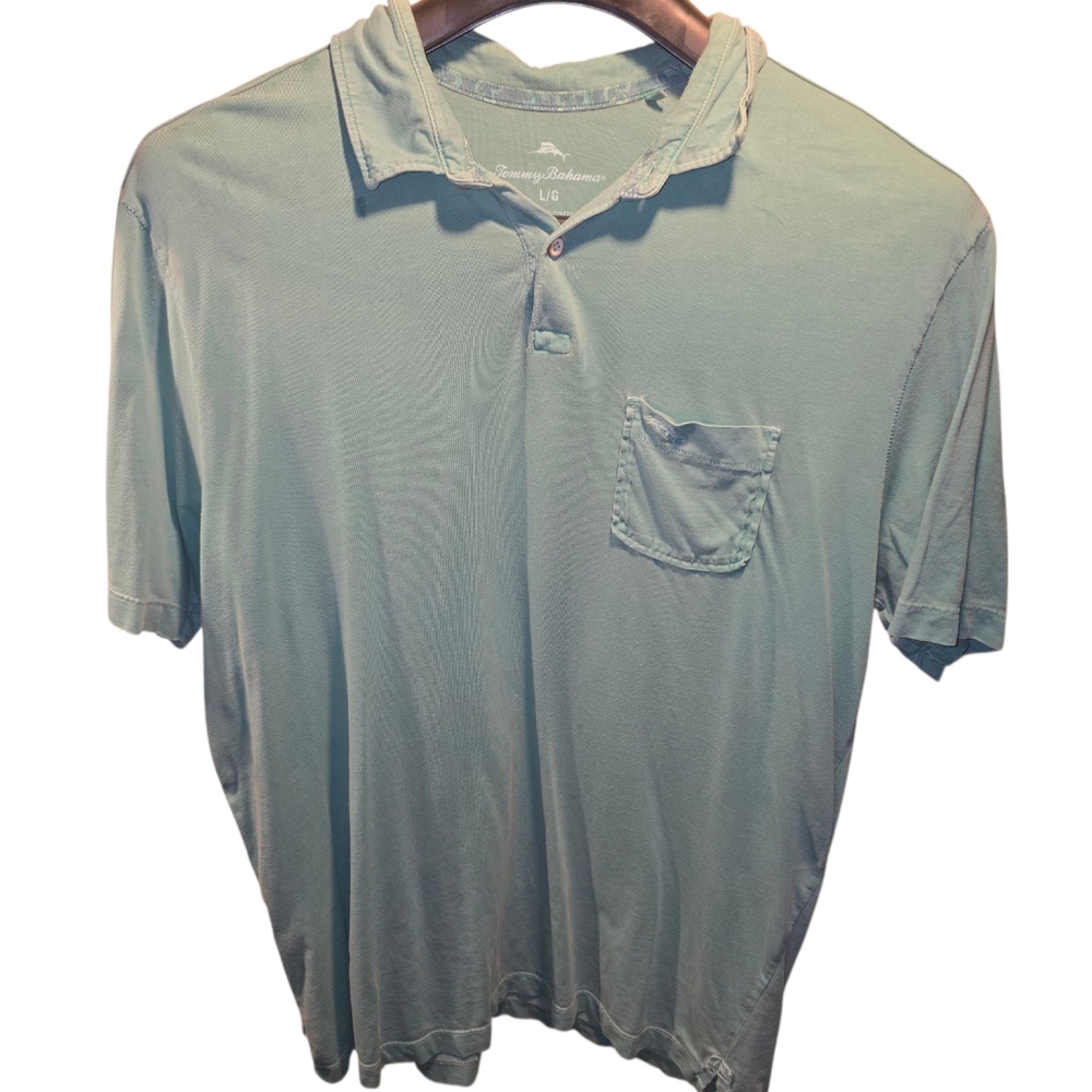 Tommy Bahama Sz. Large Blue Polo
